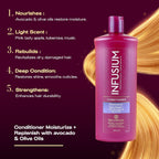 Moisturize and Replenish Conditioner - Hair Conditioner for Dry Hair - with Avocado and Olive Oils - Conditioner for Women - 1 L