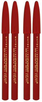 New York Expert Wear Twin Brow & Eye Pencils Makeup, Dark Brown, , 2 Count (Pack of 2)