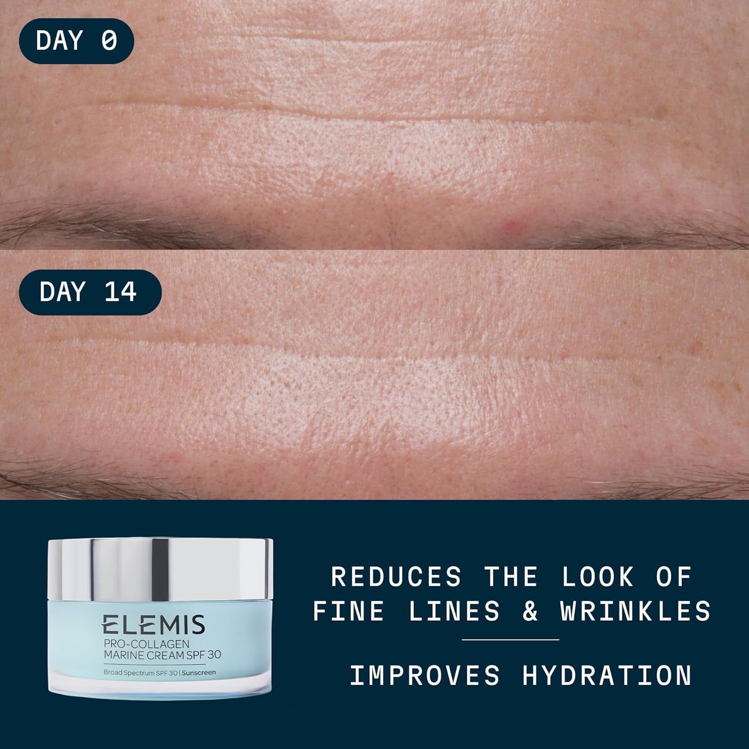 Pro-Collagen Marine Cream SPF 30, Lightweight Anti-Wrinkle Daily Facial Moisturizer