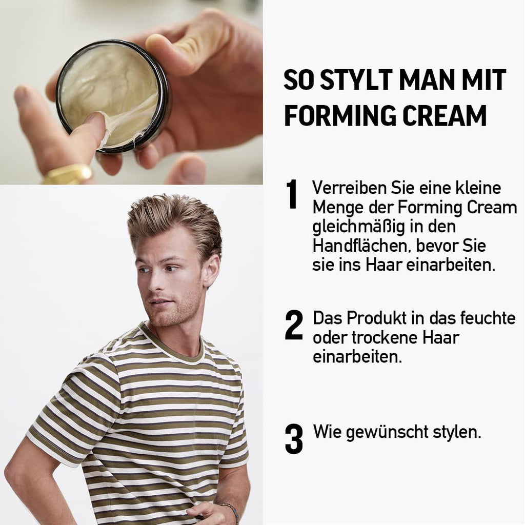 Men'S Hair Forming Cream (OLD VERSION), like Hair Gel with Medium Hold & Medium Shine, 3 Oz (Pack of 1)