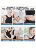 Professional Physiotherapy Tens Electrical Muscle Stimulator Electrodes Pulse Relaxing Massager with Personal Care Meridian Mass