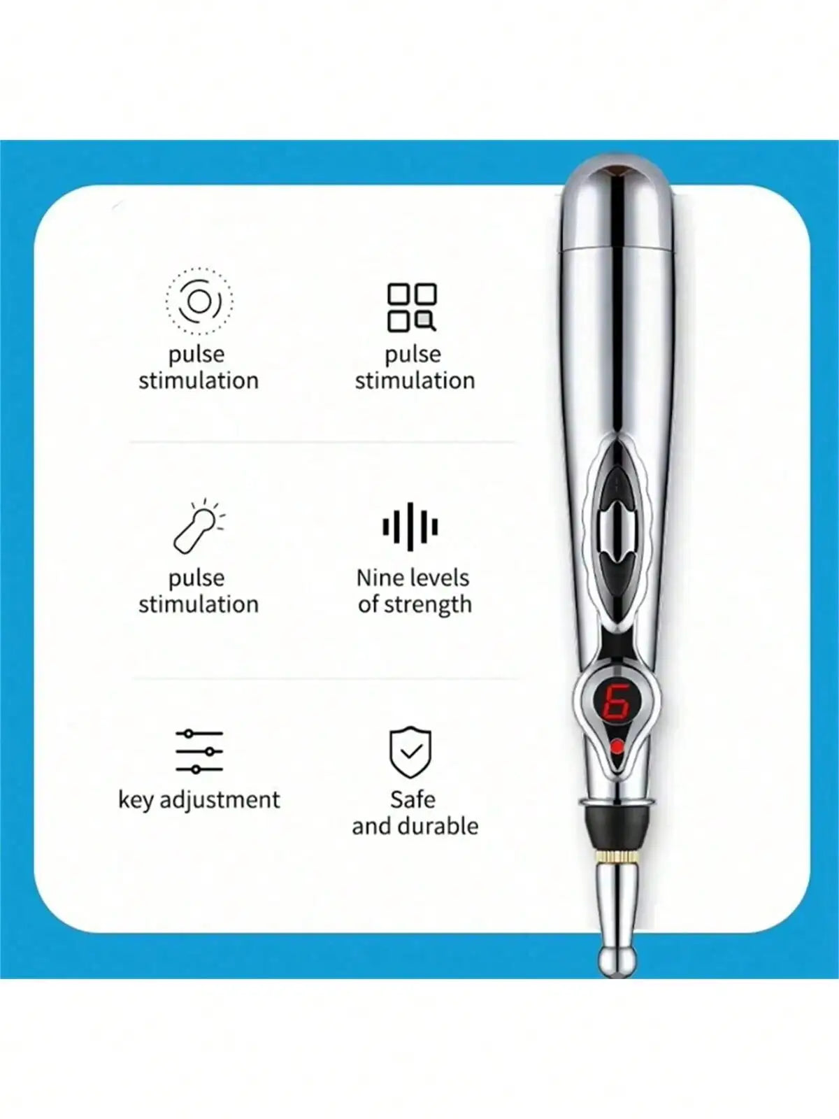 Professional Physiotherapy Tens Electrical Muscle Stimulator Electrodes Pulse Relaxing Massager with Personal Care Meridian Mass